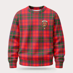 Drummond Modern Tartan Crest Sweater
