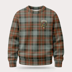 Fergusson Weathered Tartan Crest Sweater