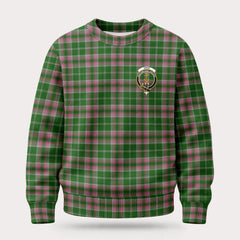 Gray Hunting Tartan Crest Sweater