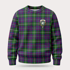 Inglis Modern Tartan Crest Sweater