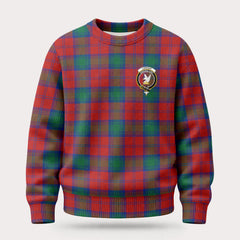 Lindsay Modern Tartan Crest Sweater