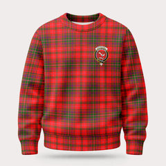 MacDougall Modern Tartan Crest Sweater