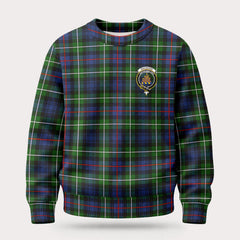 MacKenzie Modern Tartan Crest Sweater