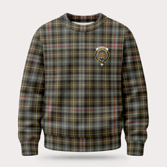 MacKenzie Weathered Tartan Crest Sweater