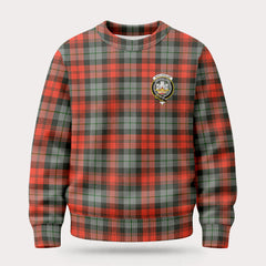 MacLachlan Weathered Tartan Crest Sweater