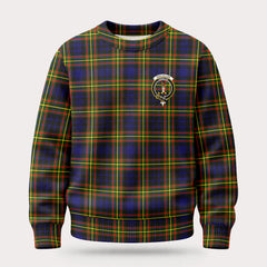 MacLellan Modern Tartan Crest Sweater