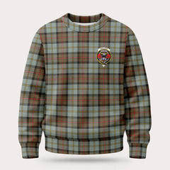 MacLeod of Harris Weathered Tartan Crest Sweater