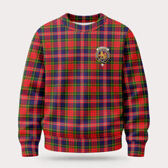 MacPherson Modern Tartan Crest Sweater