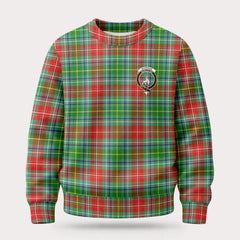 Muirhead Tartan Crest Sweater