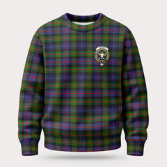 Murray of Atholl Modern Tartan Crest Sweater