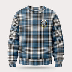 Napier Modern Tartan Crest Sweater
