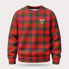 Nicolson Modern Tartan Crest Sweater