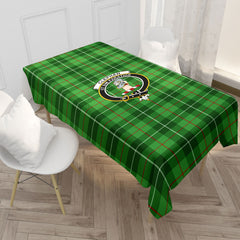 Clephan (or Clephane) Tartan Crest Tablecloth