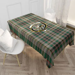 Craig Ancient Tartan Crest Tablecloth