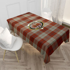 Davidson Dress Dancers Tartan Crest Tablecloth