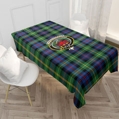 Farquharson Ancient Tartan Crest Tablecloth