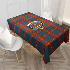Fraser (of Lovat) Ancient Tartan Crest Tablecloth