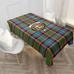 Glass Tartan Crest Tablecloth