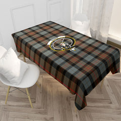 Gunn Weathered Tartan Crest Tablecloth