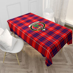 Hamilton Modern Tartan Crest Tablecloth