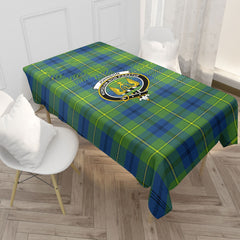 Johnson Ancient Tartan Crest Tablecloth