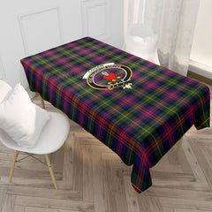 Logan Modern Tartan Crest Tablecloth