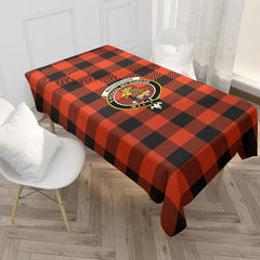 MacGregor Rob Roy Ancient Tartan Crest Tablecloth