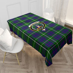 MacIntyre Hunting Modern Tartan Crest Tablecloth