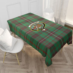 MacKinnon Hunting Ancient Tartan Crest Tablecloth