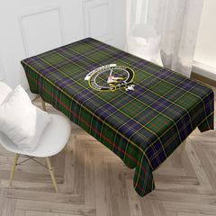 MacMillan Hunting Modern Tartan Crest Tablecloth
