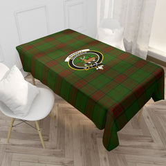 Maxwell Hunting Tartan Crest Tablecloth