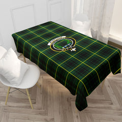 McArthur Modern Tartan Crest Tablecloth