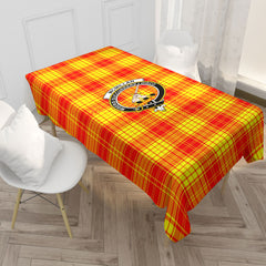 McMillan Clan Tartan Crest Tablecloth