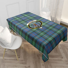 McPhail Hunting Ancient Tartan Crest Tablecloth