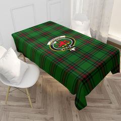 Primrose Tartan Crest Tablecloth