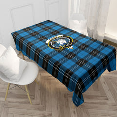 Ramsay Blue Ancient Tartan Crest Tablecloth