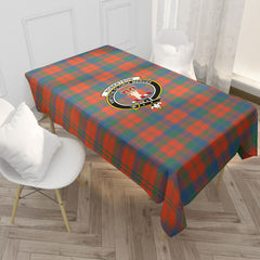 Robertson Ancient Tartan Crest Tablecloth