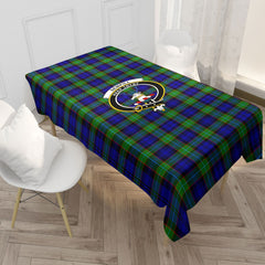 Sempill Modern Tartan Crest Tablecloth