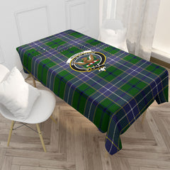 Wishart Hunting Tartan Crest Tablecloth