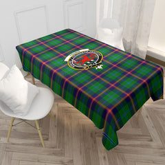 Young Modern Tartan Crest Tablecloth