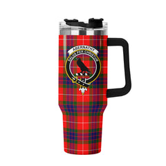 Abernathy Tartan Crest 40 oz Insulated Tumbler with Handle