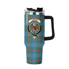 Agnew Ancient Tartan Crest 40 oz Insulated Tumbler with Handle