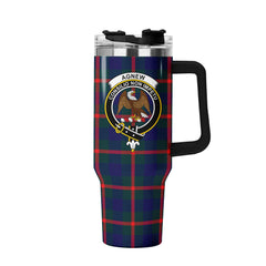Agnew Modern Tartan Crest 40 oz Insulated Tumbler with Handle