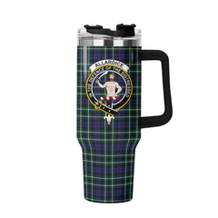 Allardice Tartan Crest 40 oz Insulated Tumbler with Handle