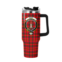 Bain Tartan Crest 40 oz Insulated Tumbler with Handle