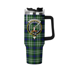 Blackadder Tartan Crest 40 oz Insulated Tumbler with Handle