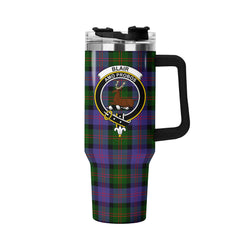 Blair Modern Tartan Crest 40 oz Insulated Tumbler with Handle