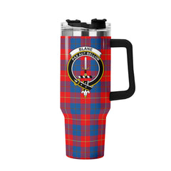 Blane Tartan Crest 40 oz Insulated Tumbler with Handle