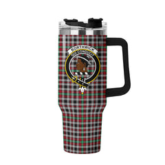 Borthwick Ancient Tartan Crest 40 oz Insulated Tumbler with Handle