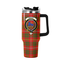Bruce Modern Tartan Crest 40 oz Insulated Tumbler with Handle